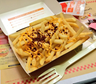 Illustration for article titled In Japan, McDonald's Just Released Disgusting-Looking Cheese Fries